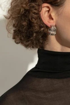 Kate Spade SREBRNY Mosiężne kolczyki