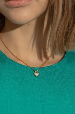 Kate Spade ZŁOTY Naszyjnik z zawieszką w kształcie serca