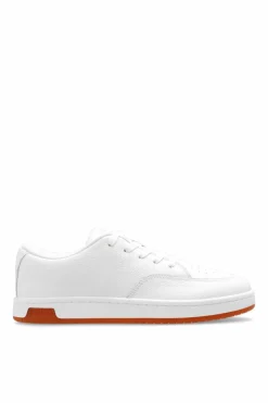 Kenzo BIAŁY Skórzane buty sportowe