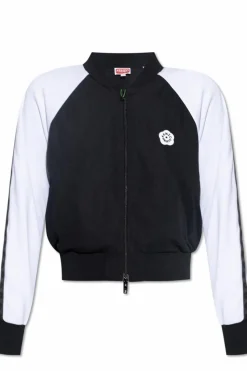 Kenzo CZARNY Bluza z logo
