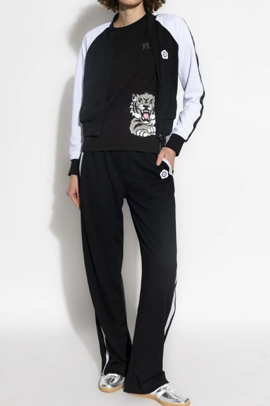 Kenzo CZARNY Bluza z logo