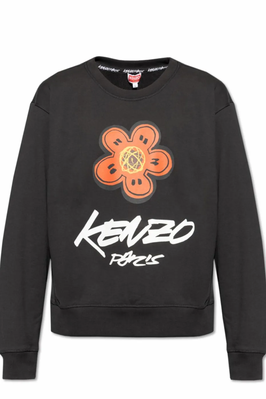 Kenzo CZARNY Bluza z nadrukiem