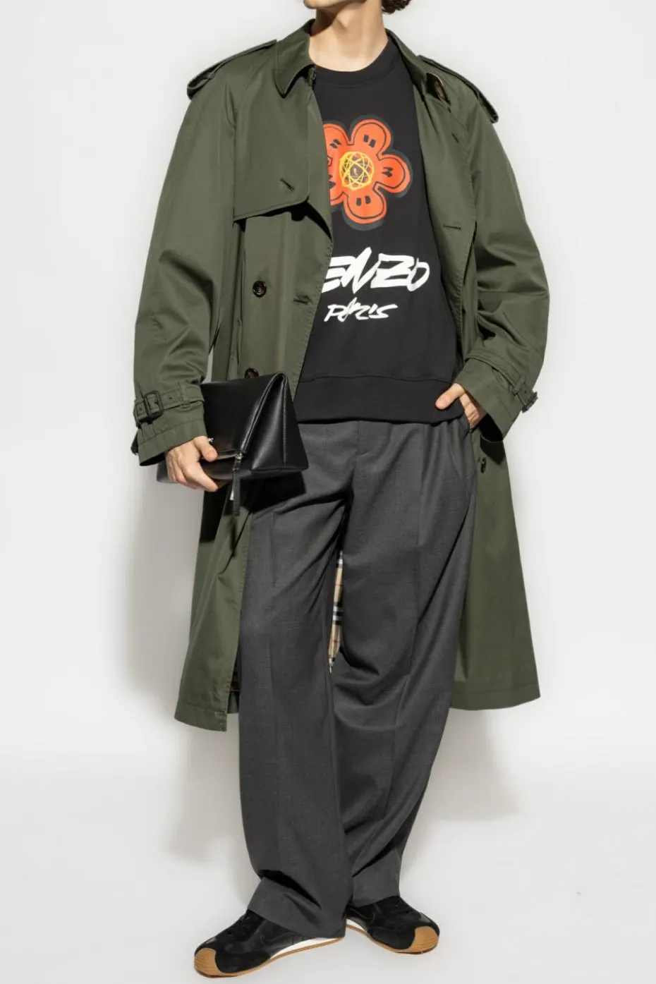 Kenzo CZARNY Bluza z nadrukiem
