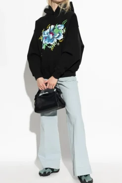 Kenzo CZARNY Bluza z nadrukiem