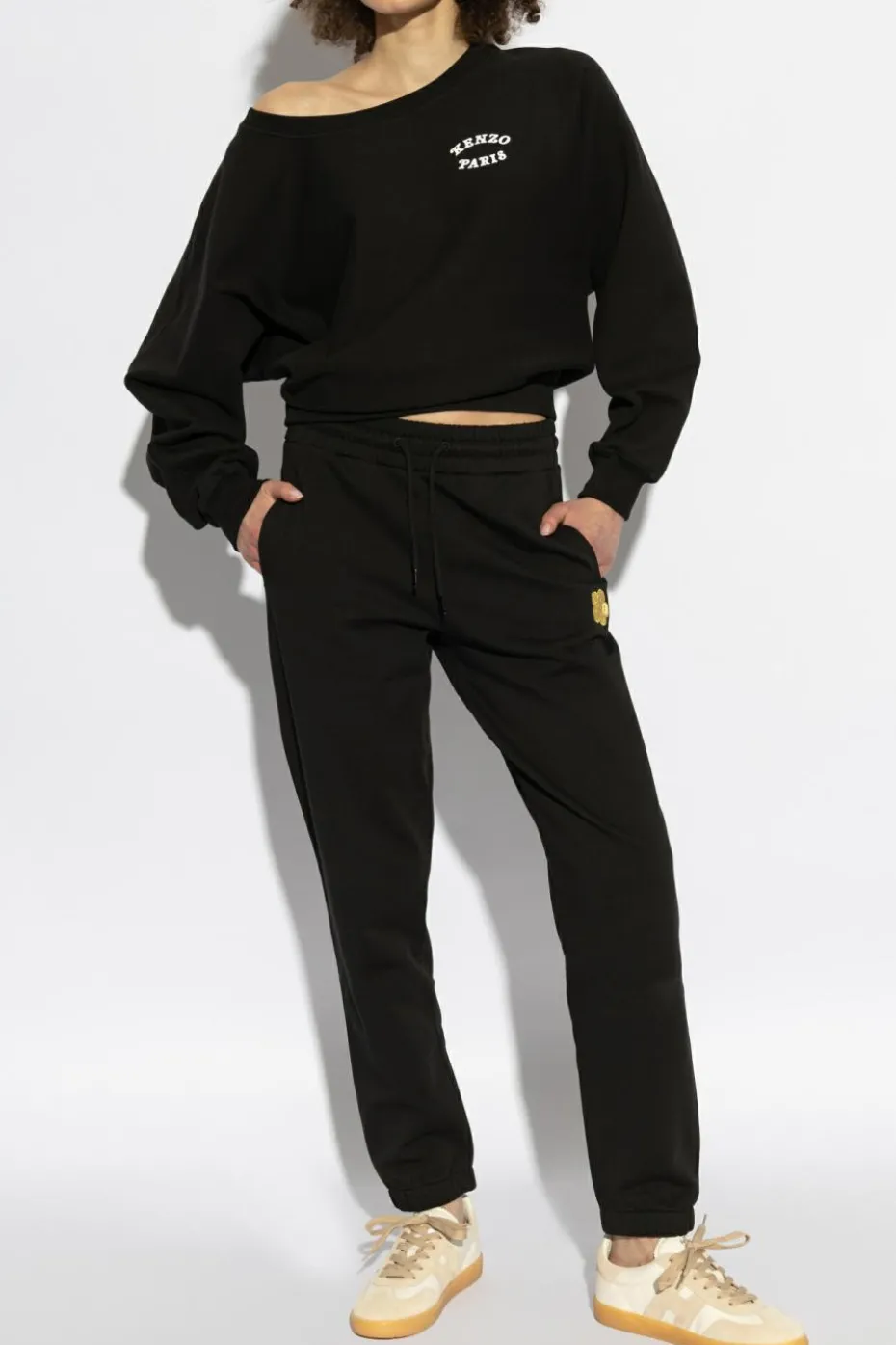 Kenzo CZARNY Bluza z nadrukiem