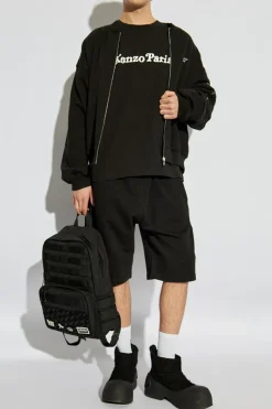 Kenzo CZARNY Bluza z wyszytym logo
