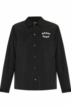 Kenzo CZARNY Kurtka z nadrukowanym logo