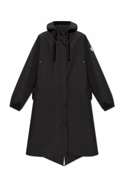 Kenzo CZARNY Parka z kapturem