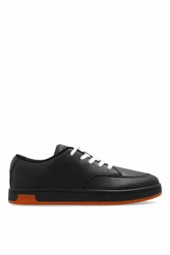 Kenzo CZARNY Skórzane buty sportowe