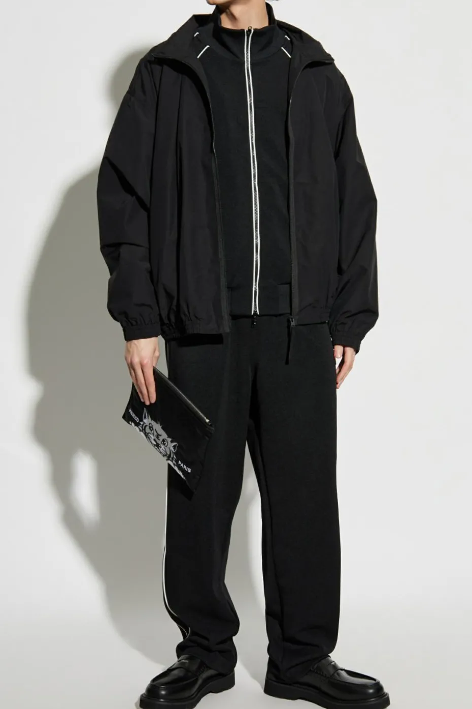 Kenzo CZARNY Spodnie dresowe