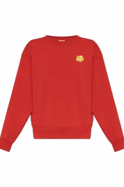 Kenzo CZERWONY Bluza z wyszytym logo