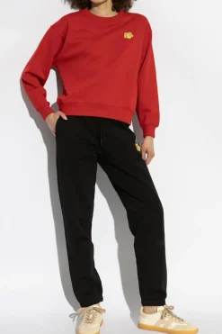 Kenzo CZERWONY Bluza z wyszytym logo