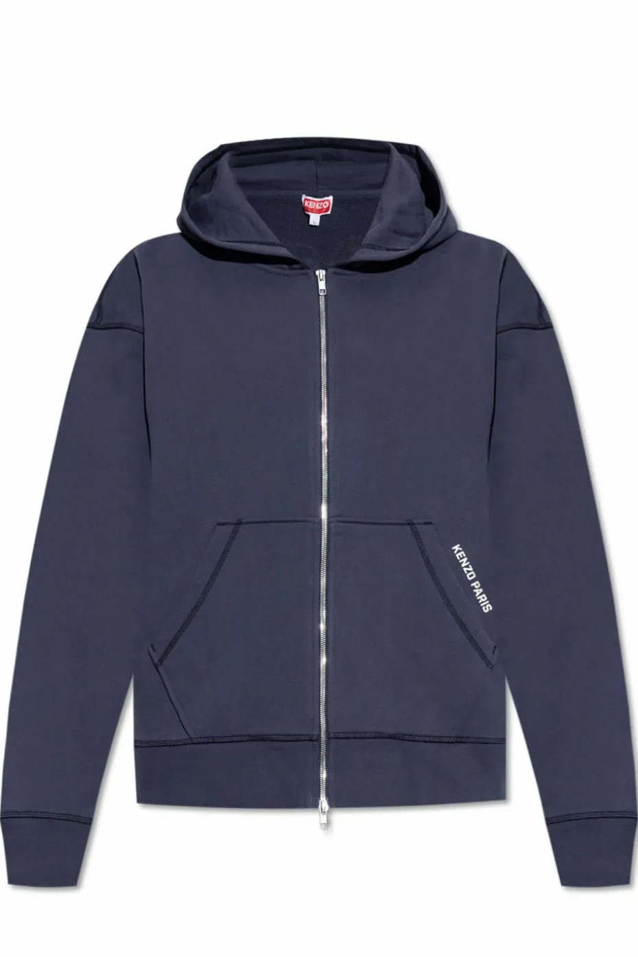 Kenzo GRANATOWY Bluza z kapturem