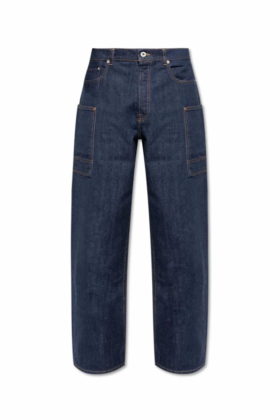 Kenzo GRANATOWY Jeansy z kieszeniami