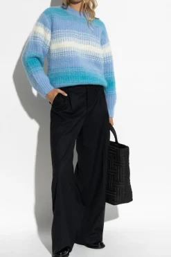 Kenzo NIEBIESKI Sweter z logo