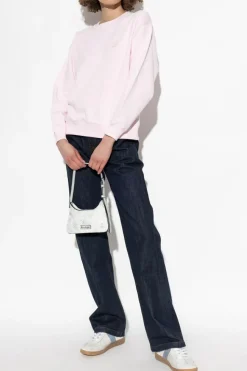 Kenzo RÓŻOWY Bluza z naszywką z logo
