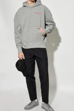 Kenzo SZARY Bluza z kapturem