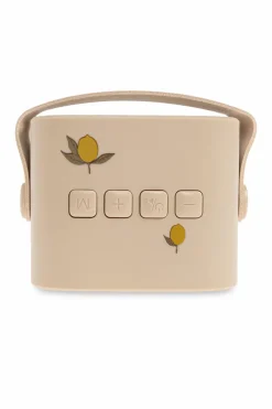 Konges Sløjd kremowy Zestaw do karaoke: głośnik i mikrofon