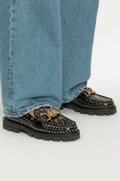 Kurt Geiger CZARNY Buty `Mansion` typu `loafers`