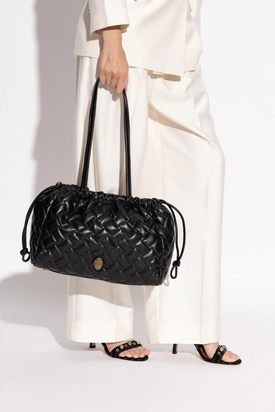 Kurt Geiger CZARNY Torba `Kensington String` typu `shopper`