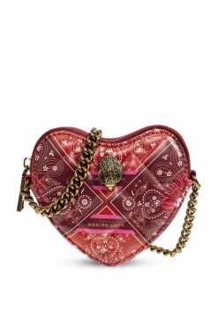 Kurt Geiger CZERWONY Torba na ramię `Micro Heart`