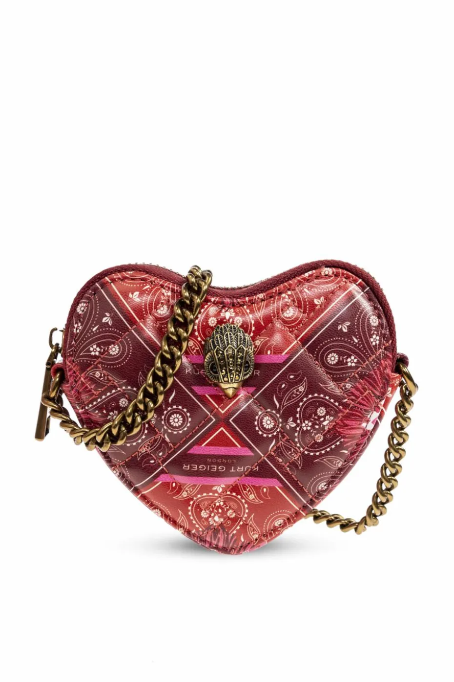 Kurt Geiger CZERWONY Torba na ramię `Micro Heart`