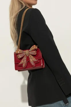 Kurt Geiger CZERWONY Torba na ramię `Bow Small`