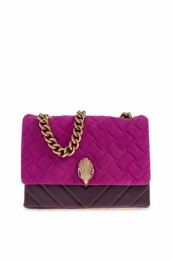 Kurt Geiger FIOLETOWY Torba na ramię `Kensington Large`
