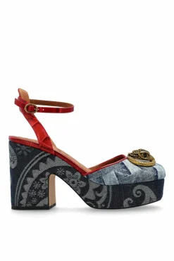 Kurt Geiger GRANATOWY Buty na platformie