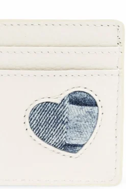 Kurt Geiger kremowy Skórzane etui na karty