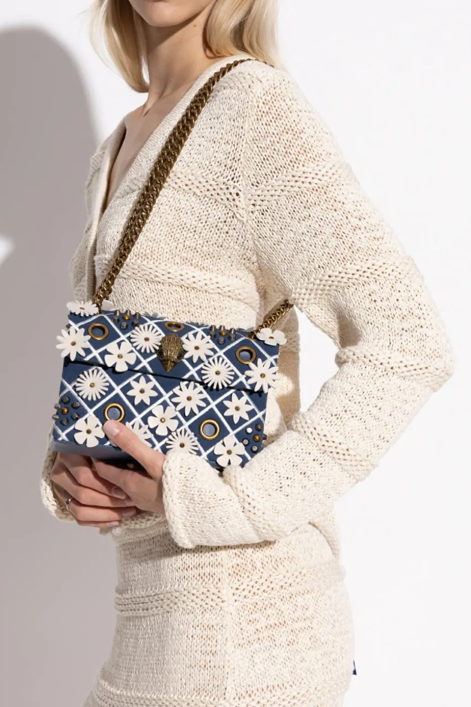 Kurt Geiger NIEBIESKI Torba na ramię `Kensington Mini`