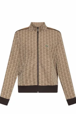 Lacoste beżowy Bluza z logo