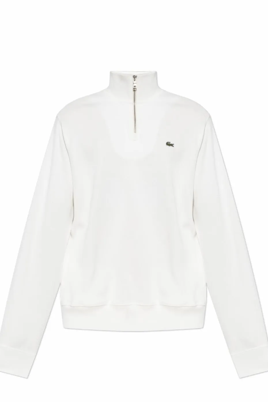 Lacoste BIAŁY Bluza z logo