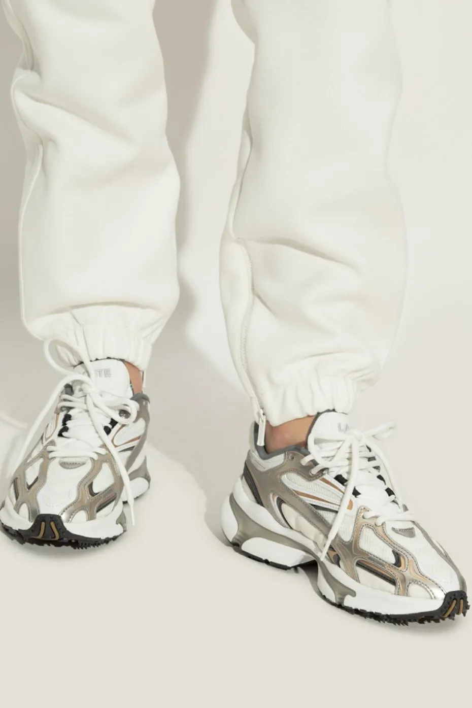 Lacoste BIAŁY Buty sportowe `L003 2K24`
