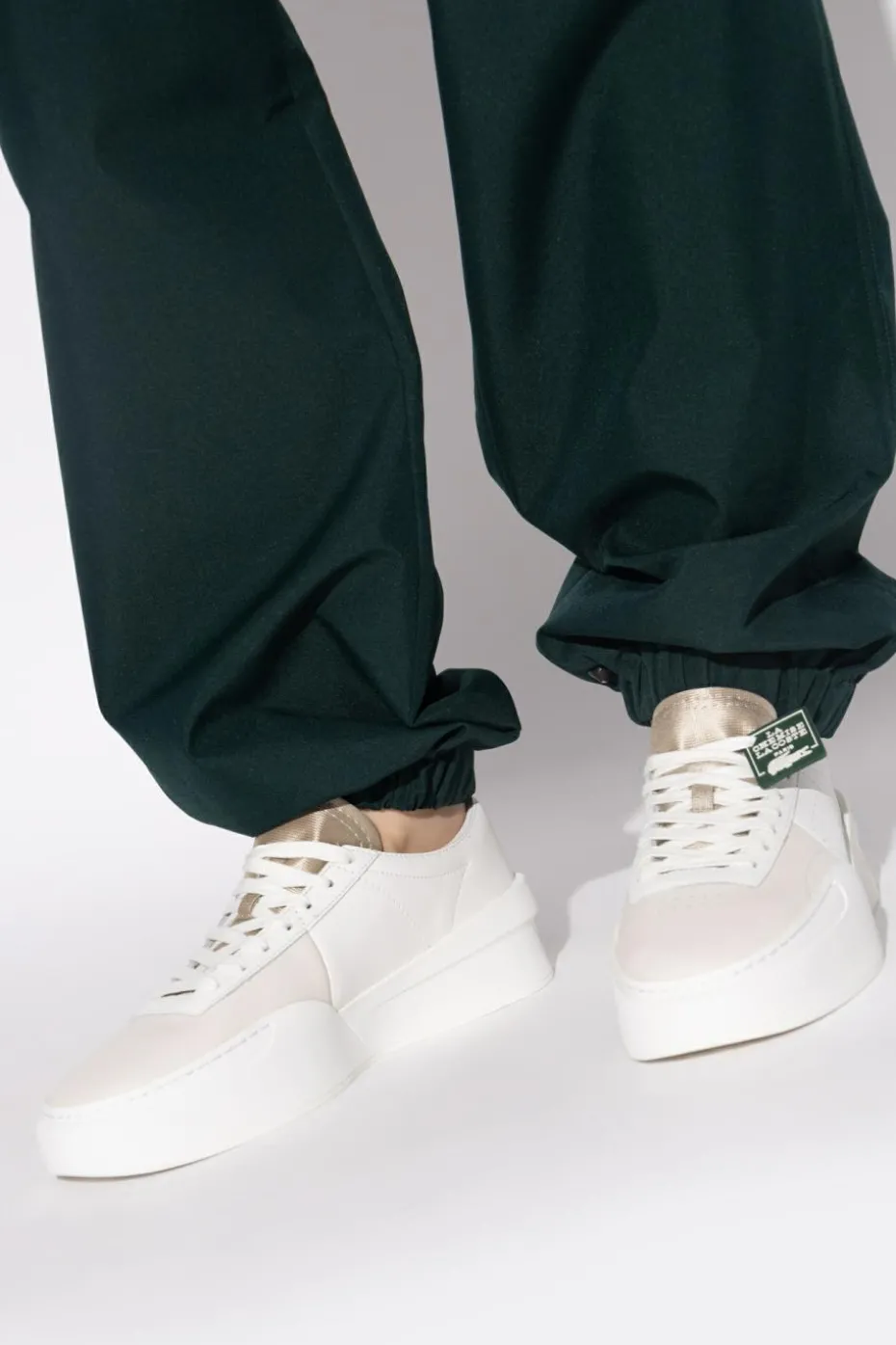 Lacoste BIAŁY Buty sportowe `Aura`
