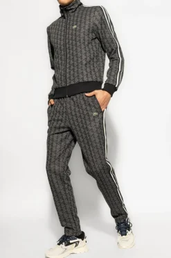 Lacoste CZARNY Bluza z monogramem