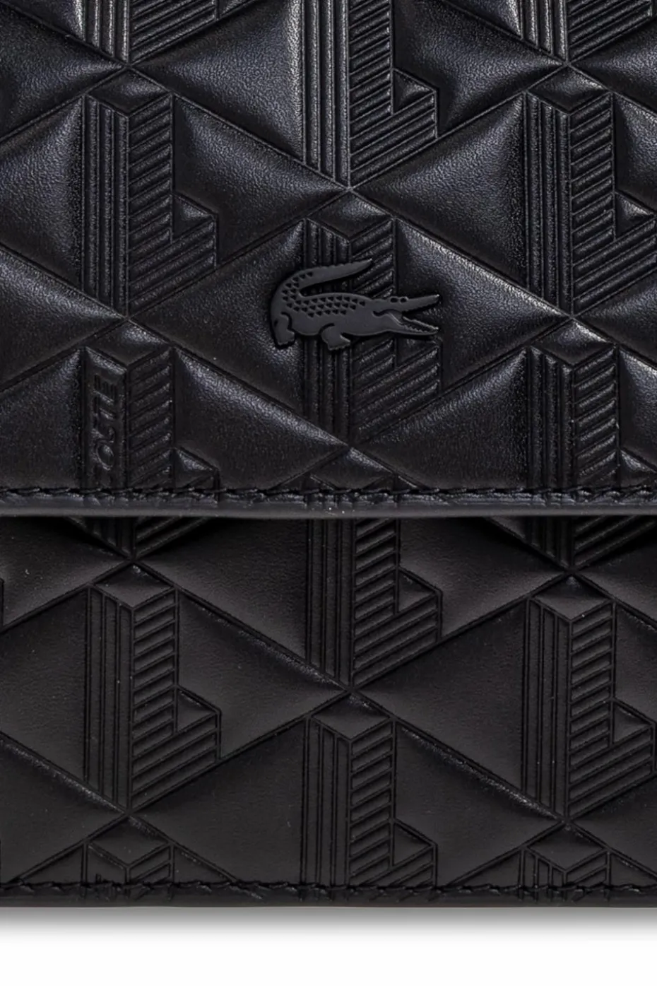 Lacoste CZARNY Torba na ramię z logo