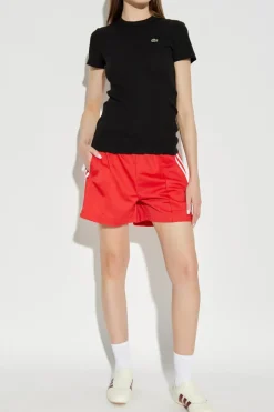 Lacoste CZARNY T-shirt z logo