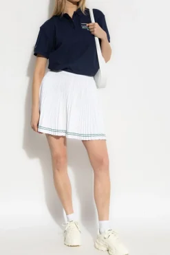 Lacoste GRANATOWY Polo z logo