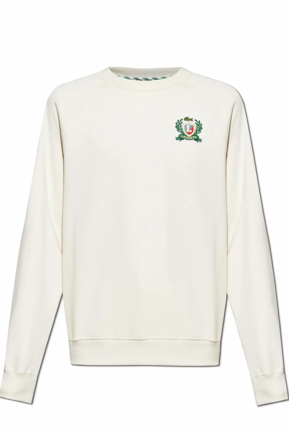 Lacoste kremowy Bluza z logo