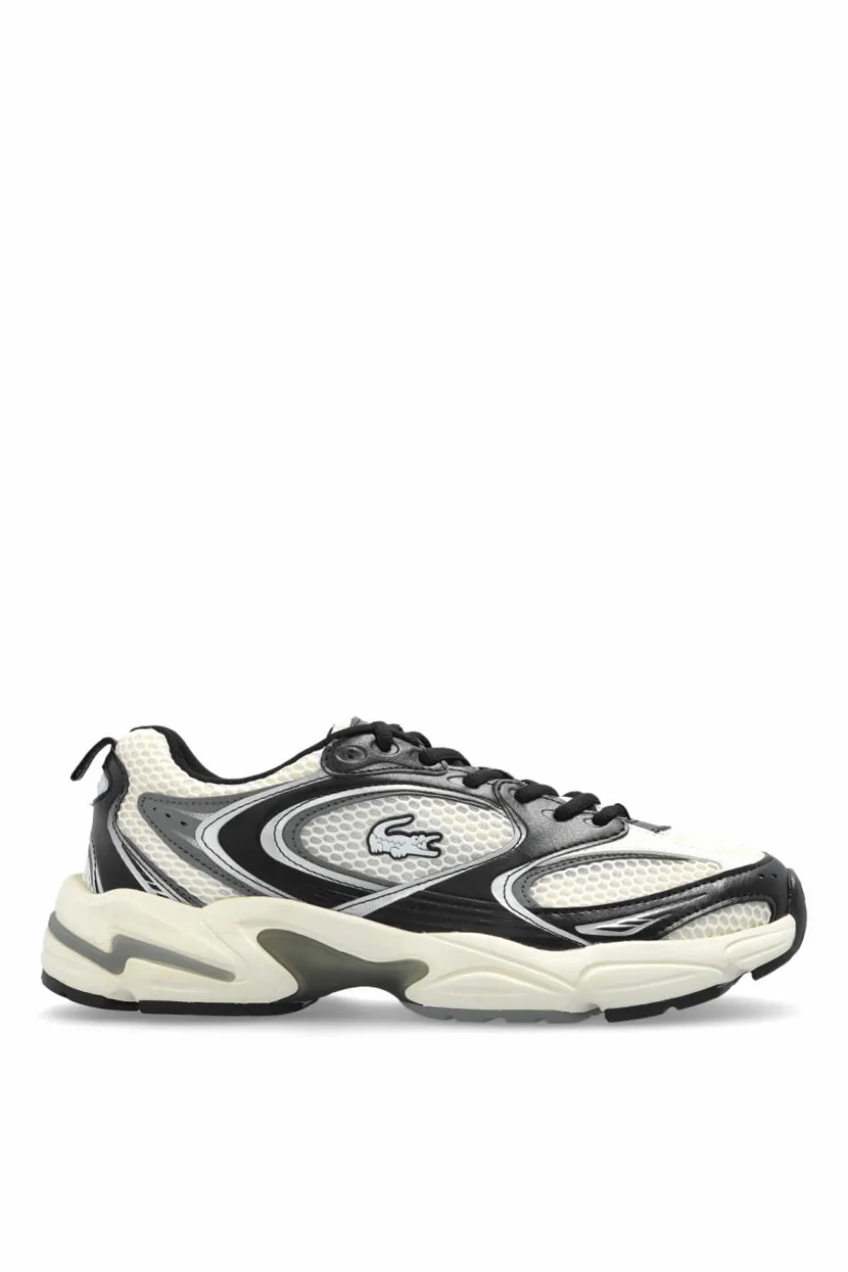 Lacoste kremowy Buty sportowe z logo