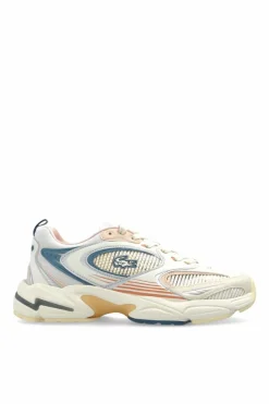 Lacoste kremowy Buty sportowe z logo