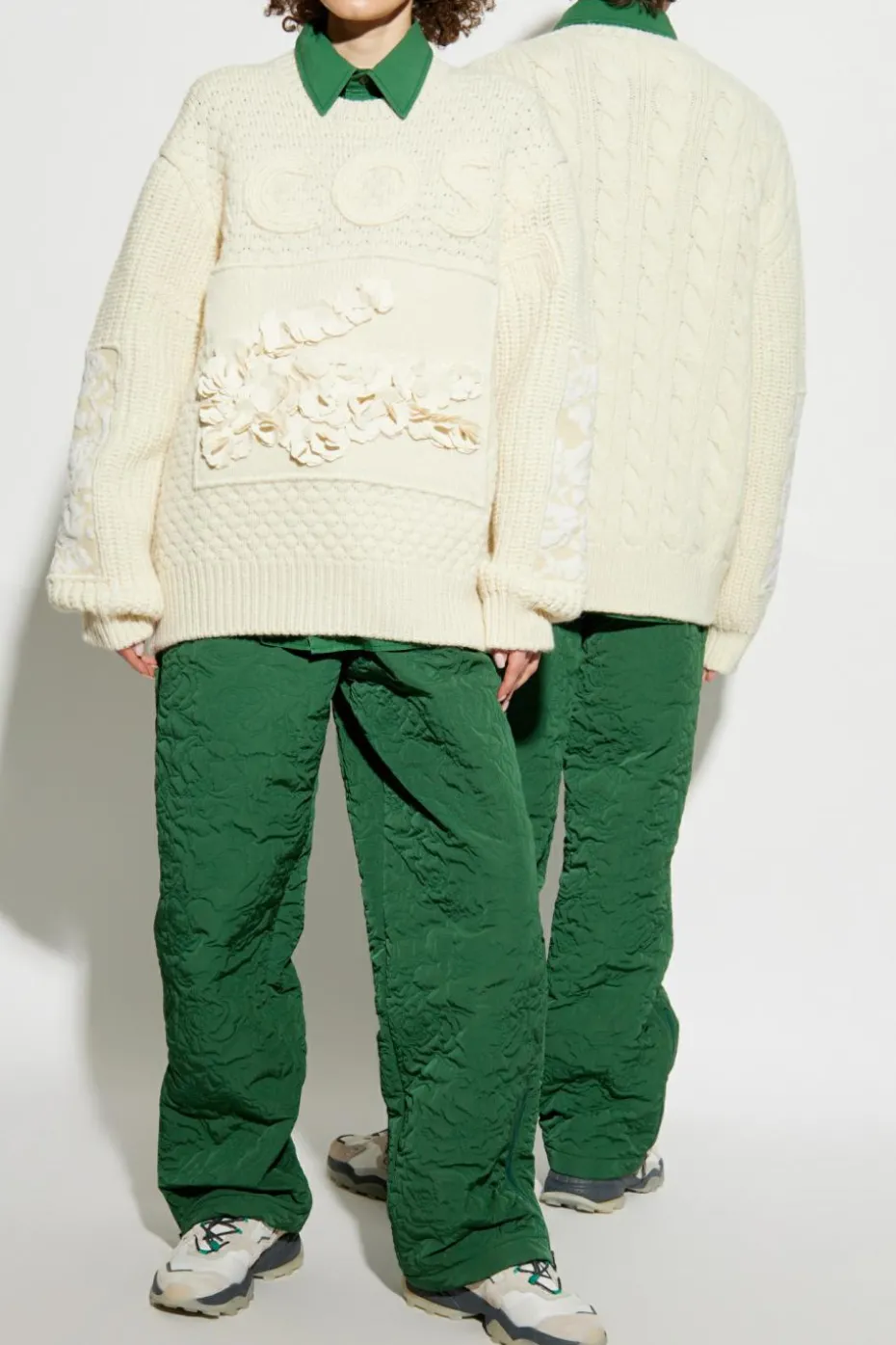 Lacoste kremowy Lacoste x Lemarié