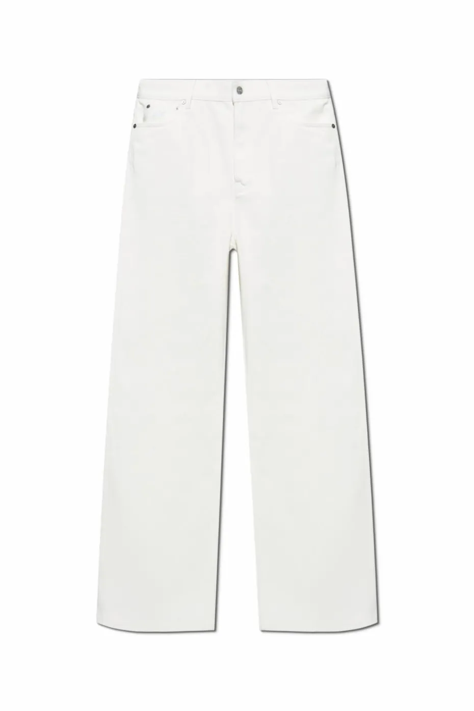 LACOSTE RUNWAY BIAŁY Jeansy z logo
