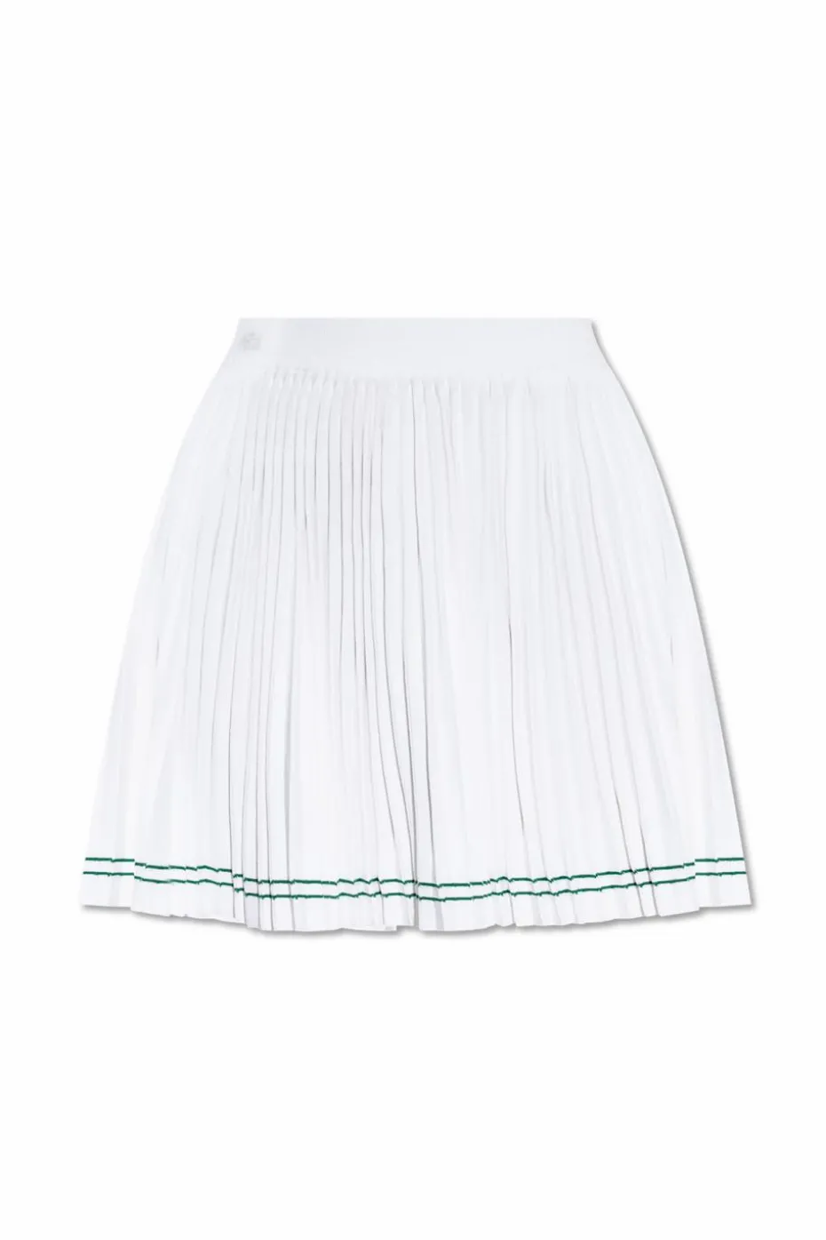 LACOSTE RUNWAY BIAŁY Plisowana spódnica