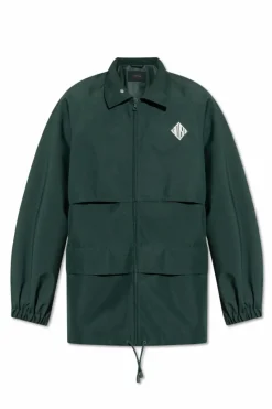 LACOSTE RUNWAY ZIELONY Kurtka z logo