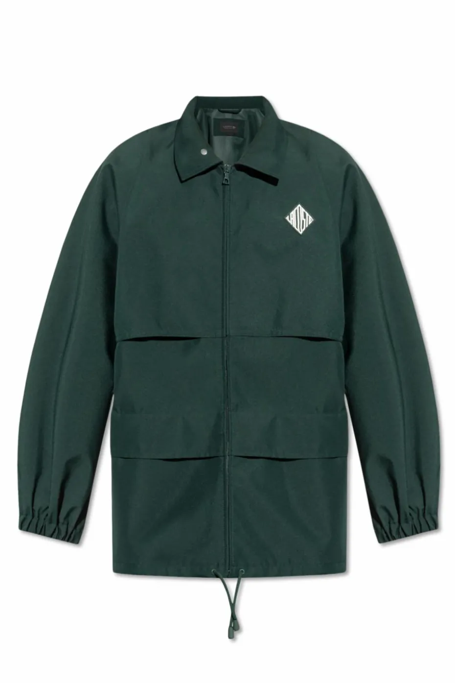 LACOSTE RUNWAY ZIELONY Kurtka z logo