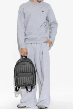Lacoste SZARY Bluza z logo