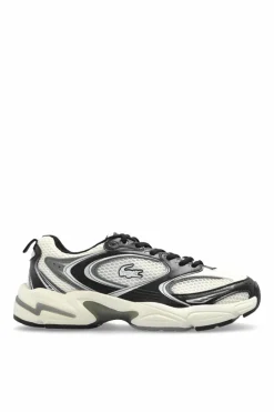 Lacoste SZARY Buty sportowe z logo