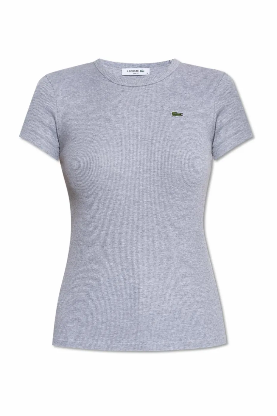 Lacoste SZARY T-shirt z logo